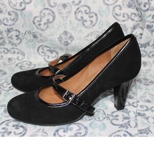 Nurture Women's Olivvia Size 8m Black‎ Sueded Heel